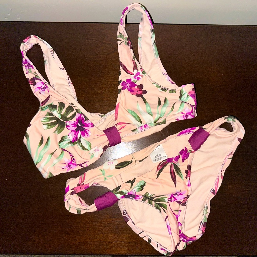 Floral Print Bikini Set